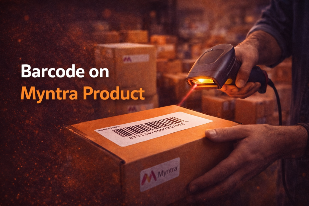 barcode on myntra product