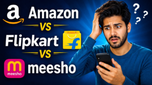 Amazon vs Flipkart Vs Meesho