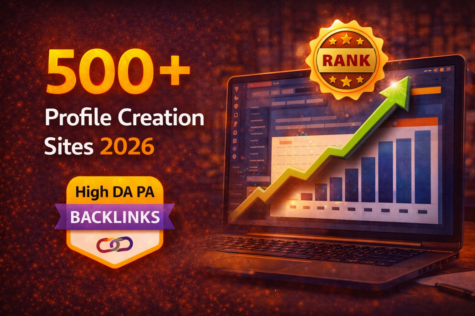 Profile Creation Sites 2026: 500+ Free High DA PA Sites to Build Powerful SEO Backlinks
