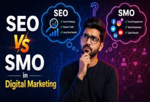 Check Full Comparison of SEO and SMO