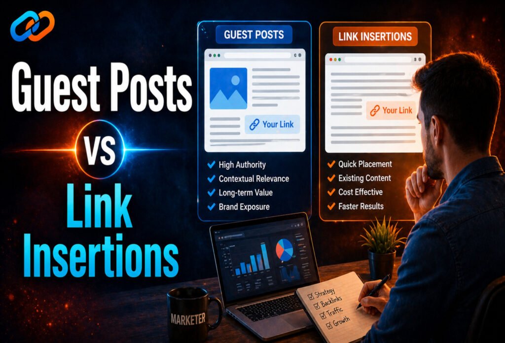 Guest Posts vs Link Insertions: Which Works Better for SEO in 2026?