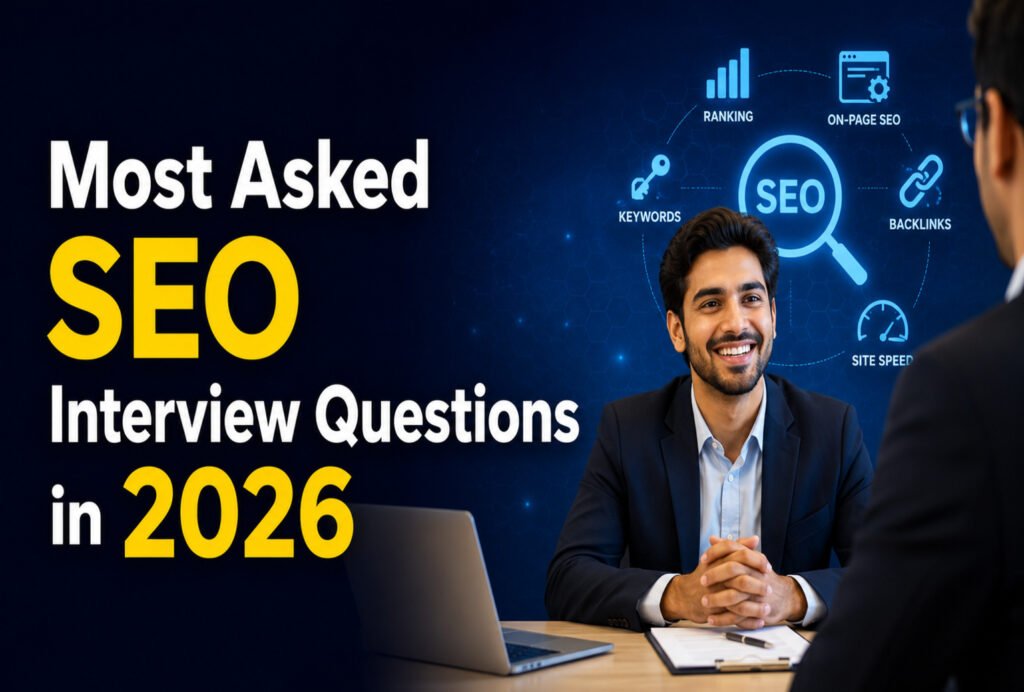 Most Asked SEO Interview Questions in 2026 With Expert Answers