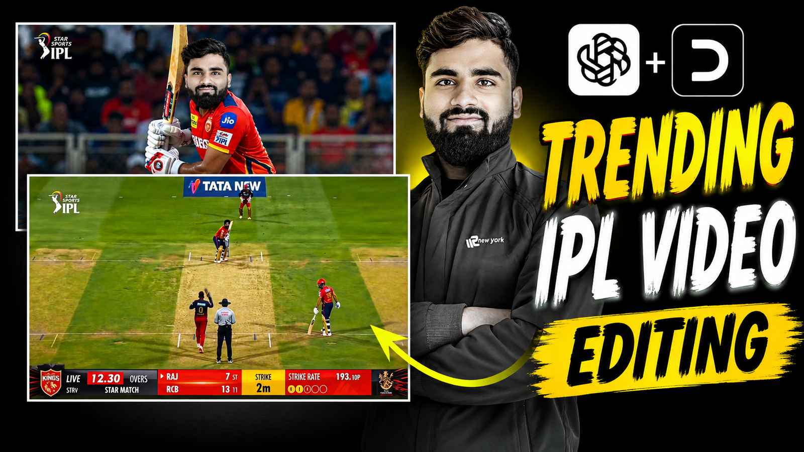 Instagram Trending IPL Batting Video Editing Full Guide With Prompt