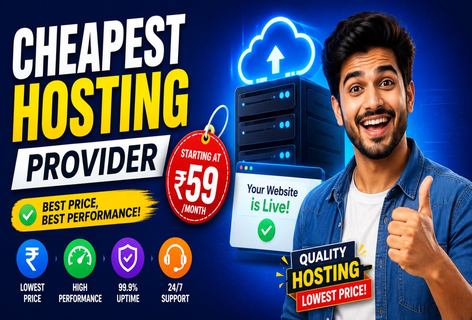 Cheapest Hosting Providers for Students and Freelancers