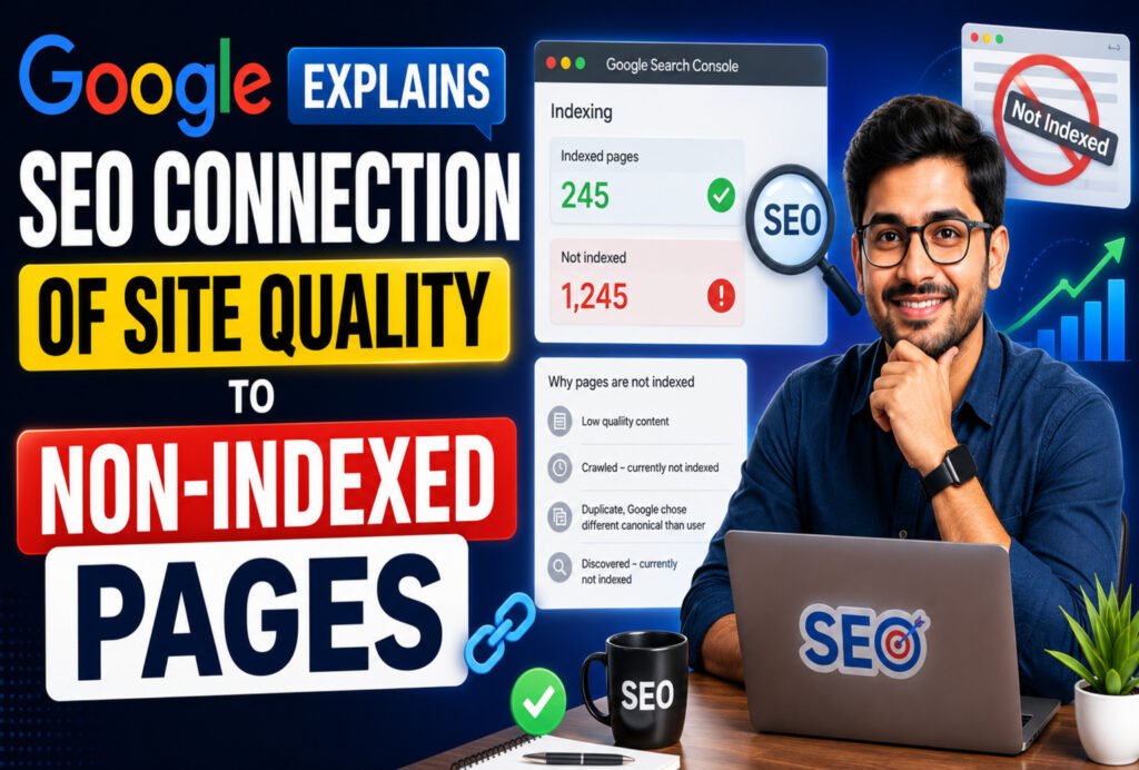 Google Explains SEO Connection Of Site Quality To Non-Indexed Pages
